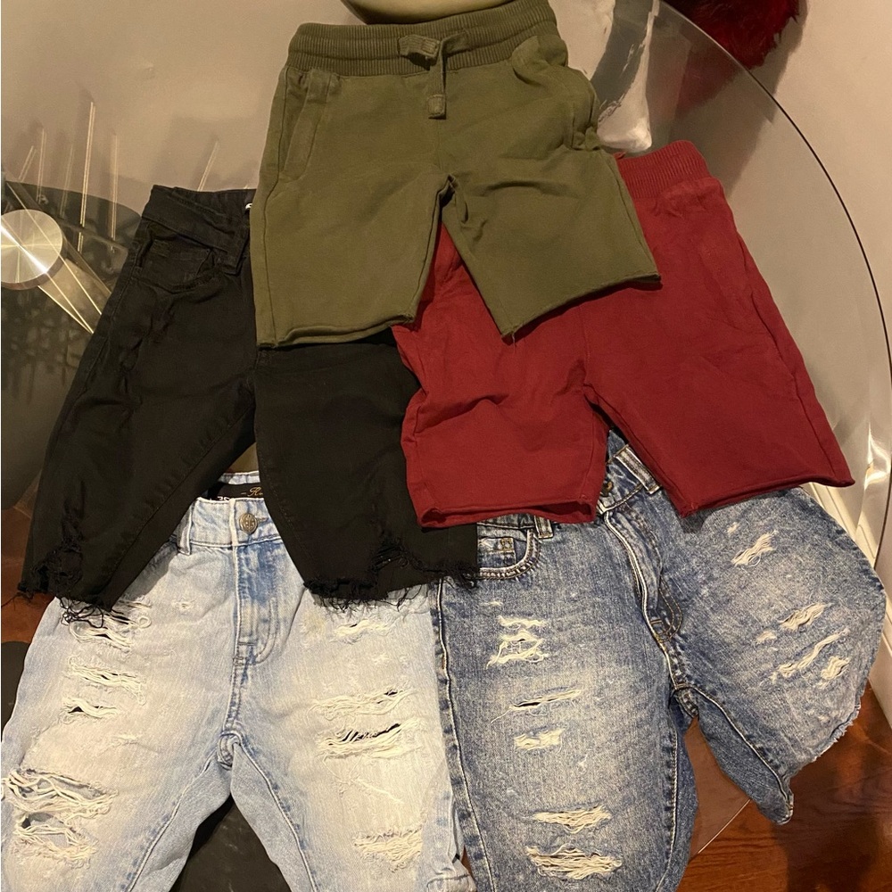 Boys Jordan Craig clothing denim shorts Lot size 7 (5 items)